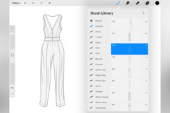 100 Procreate Overalls Stamp Brushes Product Image 3