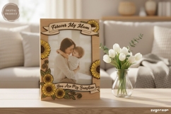 Mother's Day Photo Frames SVG Bundle | Laser Cut | Glowforge Product Image 4