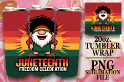 Inspiring sunsets 20oz tumbler wrap, Juneteenth Product Image 1