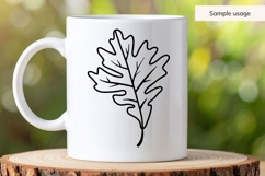 Hand Drawn Autumn Leaf SVG Product Image 4