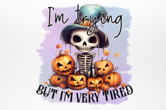 Funny Skeleton Halloween Sublimation PNG Product Image 4