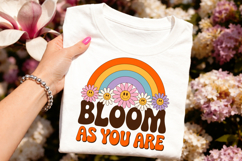 Retro Flower Quotes Sublimation Bundle,Bloom Quotes Product Image 4