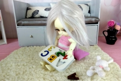 Miniature dollhouse wooden puzzle game digital download shap Product Image 4