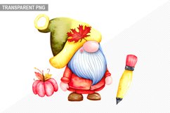Autumn Gnome Sublimation Bundle - Gnome Autumn Clipart Product Image 2