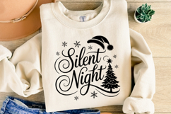 Silent Night Svg | Christmas svg | Shirt Svg Product Image 4