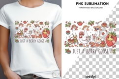 Berry goose png design for T-shirts Product Image 4