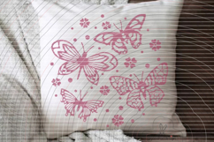 4 deco butterflies Cutting file SVG DXF Product Image 5