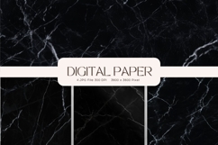 Black Marble Texture Background Wallpaper Stone Backdrops_32 Product Image 1