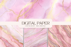 Pink Agate Marble Texture Background Wallpaper Backdrop_114 Product Image 1