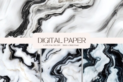 Black Marble Texture Background Wallpaper Stone Backdrops_61 Product Image 1