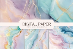 Rainbow Agate Marble Texture Background pastel Wallpaper_63 Product Image 1