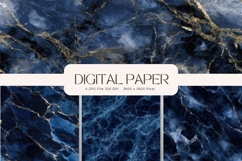 Blue Marble Texture Background Wallpaper Backdrops_3 Product Image 1