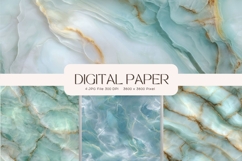 Green Emerald Agate Marble Texture Background Wallpaper_53 Product Image 1