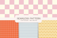 Quirky Geometric Seamless Pattern Hand-Drawn Shape Wallpaper Product Image 1