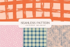 Quirky Geometric Seamless Pattern Hand-Drawn Shape Wallpaper Product Image 1