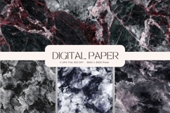 Black Marble Texture Background Wallpaper Stone Backdrops_81 Product Image 1