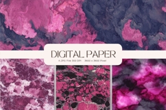 Pink Agate Marble Texture Background Wallpaper Backdrop_142 Product Image 1