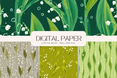 Flower Pattern Background Wallpaper Digital Paper Wrap_23 Product Image 1