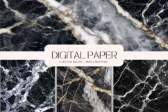 Black Marble Texture Background Wallpaper Stone Backdrops_77 Product Image 1