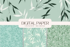 Flower Pattern Background Wallpaper Digital Paper Wrap_37 Product Image 1