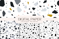 White Marble Texture Background Wallpaper Stone Backdrops105 Product Image 1