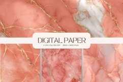 Pink Agate Marble Texture Background Wallpaper Backdrop_31 Product Image 1
