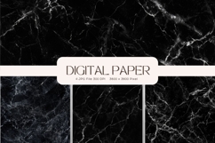 Black Marble Texture Background Wallpaper Stone Backdrops_7 Product Image 1