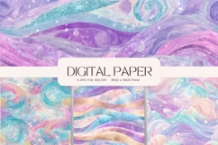 Rainbow Agate Marble Texture Background pastel Wallpaper_116 Product Image 1