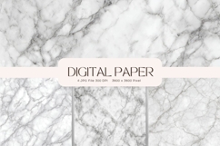 White Marble Texture Background Wallpaper Stone Backdrops_9 Product Image 1