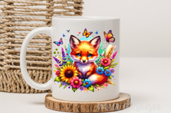 Fox Png, Woodland Animal Sublimation Design Product Image 3