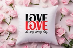 Love all day every day SVG, Valentine's Day SVG Product Image 4