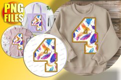 4 Doodle Letter Valentine Bright Magic Heart! Product Image 1