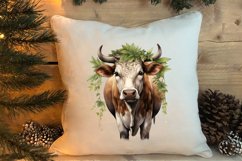 Western Christmas Cowboy Clipart Sublimation, Christmas PNG Product Image 4