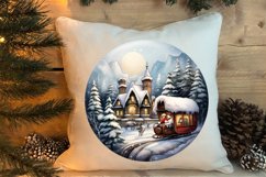 Beautiful Christmas Watercolor Clipart, Beautiful Christmas Product Image 4