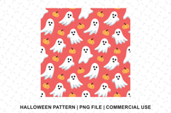 Halloween Boo Pattern Png | Sublimation | Digital Paper Product Image 1
