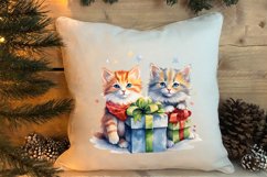 Cat Christmas Cat Art for Holiday Clipart Product Image 4