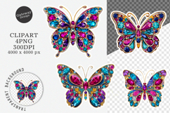 Diamond Butterfly Stickers Product Image 1