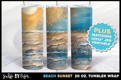 3D Summer Sublimation Tumbler Wraps Design 20 oz Product Image 6