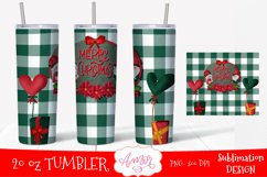 BUNDLE Christmas tumbler wrap for sublimation, 11 PNG Product Image 3