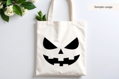 Creepy Laughing Jack O Lantern Face SVG Product Image 4
