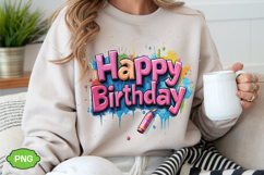 Happy Birthday PNG Design Sublimation | Happy Birthday Product Image 4