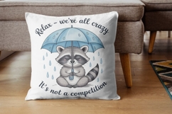Retro Funny Raccoon PNG Bundle 10 Product Image 4