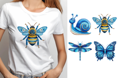 Denim Patchwork Sublimation Bundle. Denim Patchwork T-Shirt Product Image 5