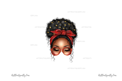Afro Hair Holiday Woman Clipart Product Image 3