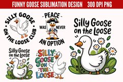 Funny Goose Sublimation Bundle PNG Product Image 4