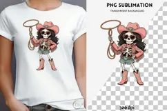 Western gothic halloween png design for T-shirts Product Image 4