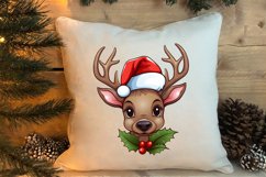 Christmas Reindeer Sublimation Clipart, Christmas SVG Product Image 4