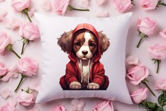 Cute Valentine Dog Clipart, Valentines Day Dog Clipart Product Image 4