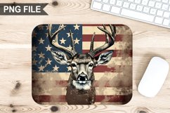 4th Of July Deer Sublimation Mouse Pad PNG Bundle Product Image 5