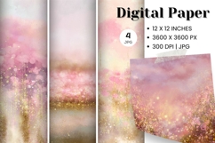 Rainbow glitter Background Wallpaper Sparkles Digital Paper Product Image 1